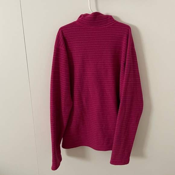 Girls Patagonia 1/4 Zip Fleece, Large - Picture 5 of 7